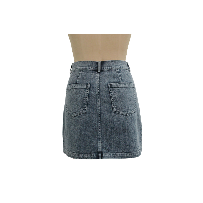 98%Cotton/2%Spandex Denim Skirt