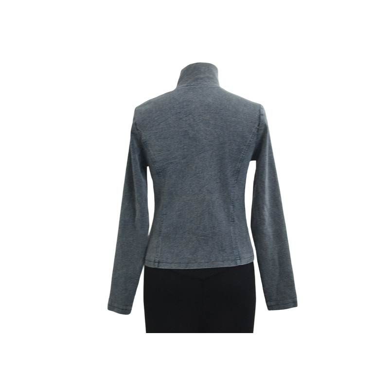 69%Cotton/30%Poly/1%Spandex Knit Jacket